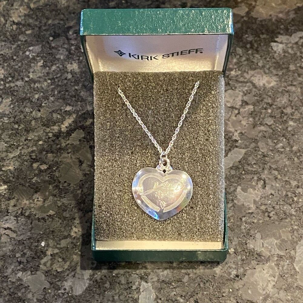 Kirk Stieff Silver Heart Roses